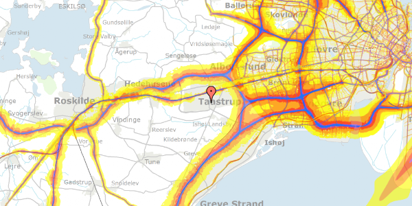 Trafikstøjkort på Cederlunden 66, 2630 Taastrup