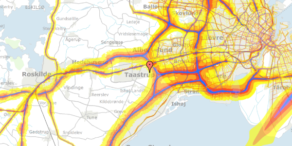 Trafikstøjkort på Cirklen D 4, 2630 Taastrup
