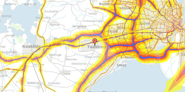 Trafikstøjkort på Egevangshusene 325, 2630 Taastrup