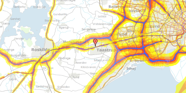 Trafikstøjkort på Frøhaven 16, 2630 Taastrup