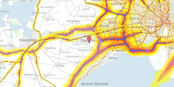 Trafikstøjkort på Taastrup Hovedgade 180, 2630 Taastrup