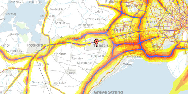 Trafikstøjkort på Morelhaven 4, 2630 Taastrup