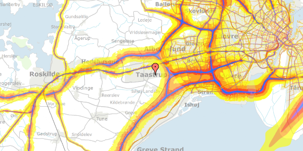Trafikstøjkort på Røjlehaven 64, 2630 Taastrup