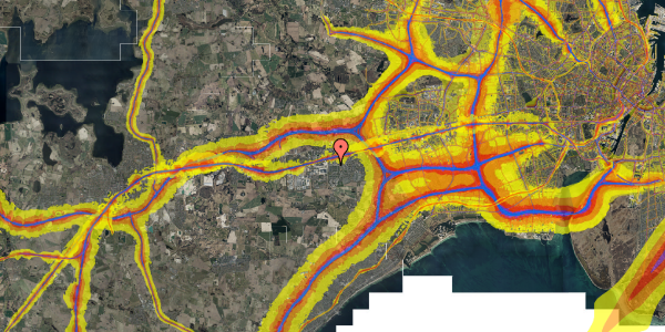 Trafikstøjkort på Rønnevangshusene 3, 2. th, 2630 Taastrup