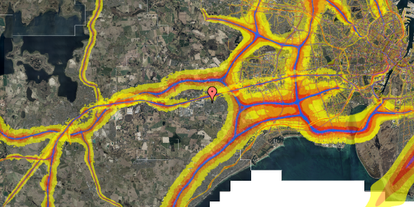 Trafikstøjkort på Rønnevangshusene 35, 2. mf, 2630 Taastrup