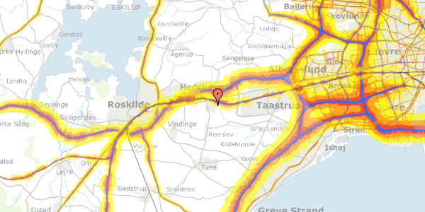 Trafikstøjkort på Stenmøllen 59, 2640 Hedehusene