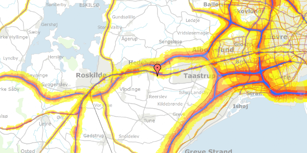 Trafikstøjkort på Stenmøllen 111, 2640 Hedehusene