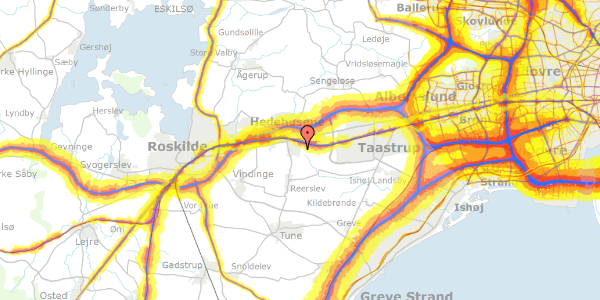 Trafikstøjkort på Stenmøllen 129, 2640 Hedehusene