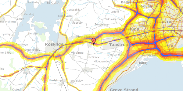 Trafikstøjkort på Stenmøllen 145, 2640 Hedehusene