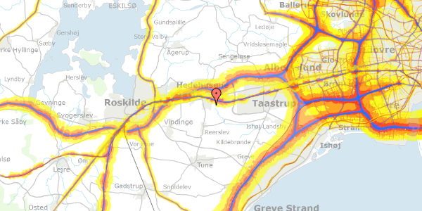 Trafikstøjkort på Stenmøllen 155, 2640 Hedehusene