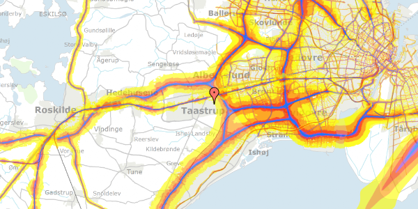 Trafikstøjkort på Stillidsvej 15, 2630 Taastrup
