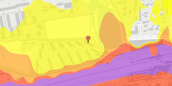 Trafikstøjkort på Taastrup Have 8, st. mf, 2630 Taastrup