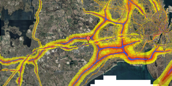 Trafikstøjkort på Taastrupgårdsvej 73, 2. th, 2630 Taastrup