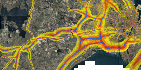 Trafikstøjkort på Taastrupgårdsvej 83, 2. th, 2630 Taastrup