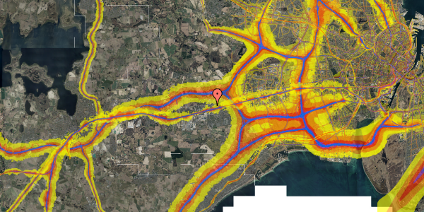 Trafikstøjkort på Taastrupgårdsvej 83, 3. th, 2630 Taastrup