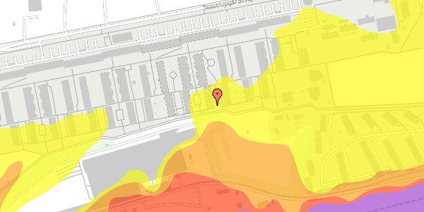 Trafikstøjkort på Taastrupgårdsvej 89, 1. th, 2630 Taastrup