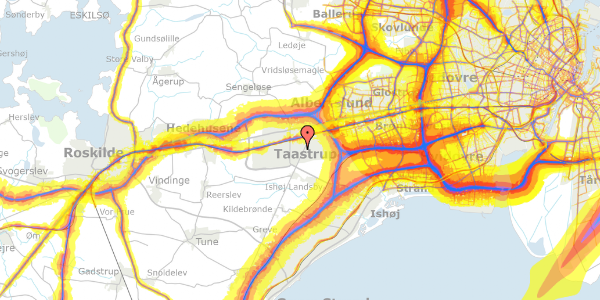 Trafikstøjkort på Taastrup Vænge 51, st. 4, 2630 Taastrup