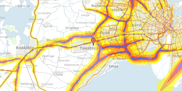 Trafikstøjkort på Valbyvej 35, 2630 Taastrup