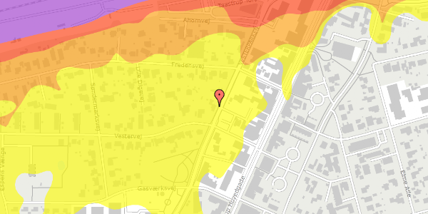 Trafikstøjkort på Vesterparken 8, 2630 Taastrup