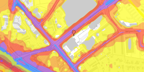 Trafikstøjkort på Klampenborgvej 241, 1. tv, 2800 Kongens Lyngby