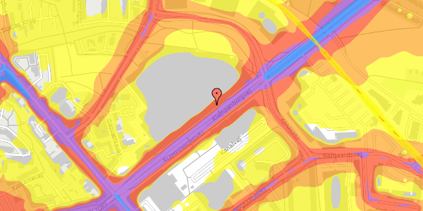 Trafikstøjkort på Klampenborgvej 230A, 3. 304, 2800 Kongens Lyngby