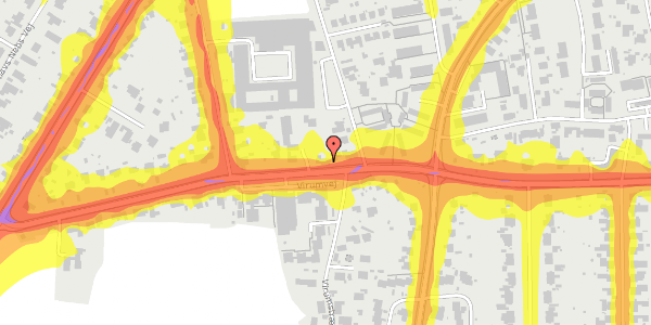 Trafikstøjkort på Virumvej 120, st. , 2830 Virum