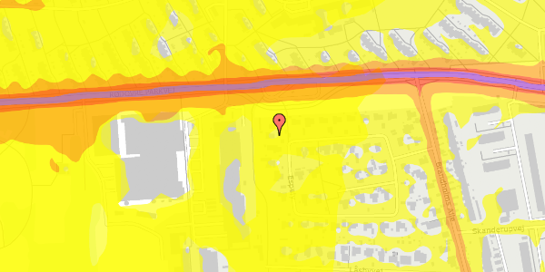 Trafikstøjkort på Espely 24, 2610 Rødovre