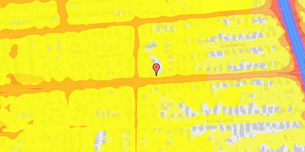 Trafikstøjkort på Knud Anchers Vej 42, 2610 Rødovre
