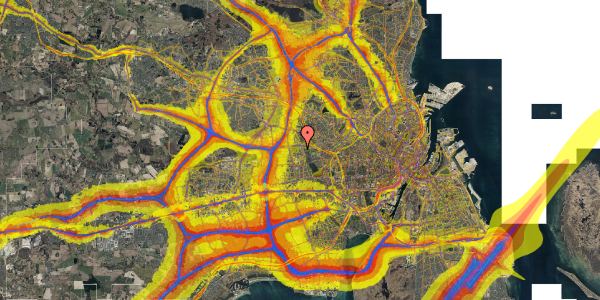 Trafikstøjkort på Mariehøj 72, 1. 1, 2610 Rødovre