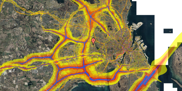 Trafikstøjkort på Næsbyvej 9, 3. 2, 2610 Rødovre