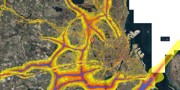 Trafikstøjkort på Slotsherrens Vænge 2B, 2. 411, 2610 Rødovre