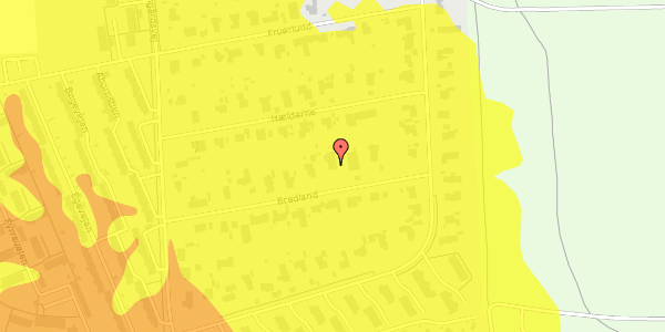 Trafikstøjkort på Bredland 13, 2850 Nærum