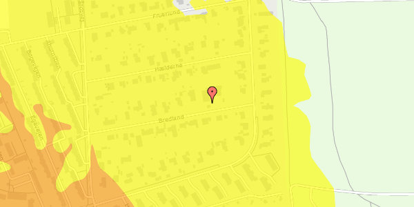 Trafikstøjkort på Bredland 15, 2850 Nærum