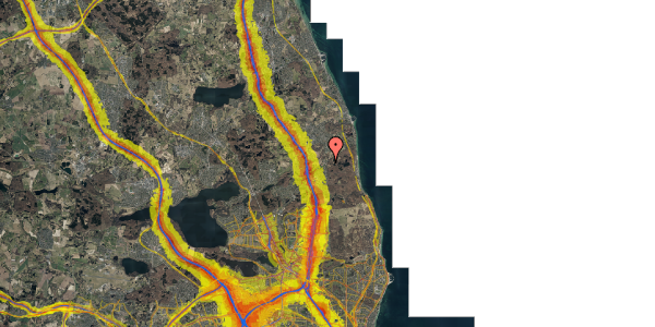 Trafikstøjkort på Egebækvej 159, . 8, 2850 Nærum