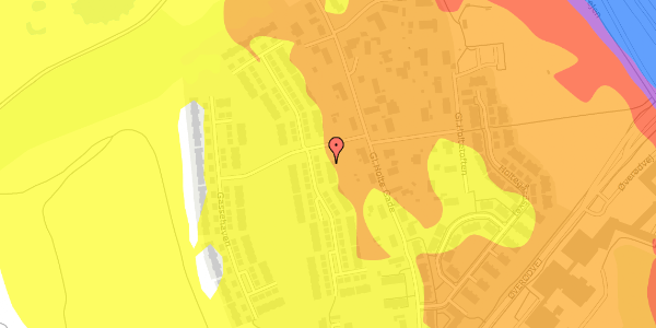 Trafikstøjkort på Gassehaven 5, 2840 Holte