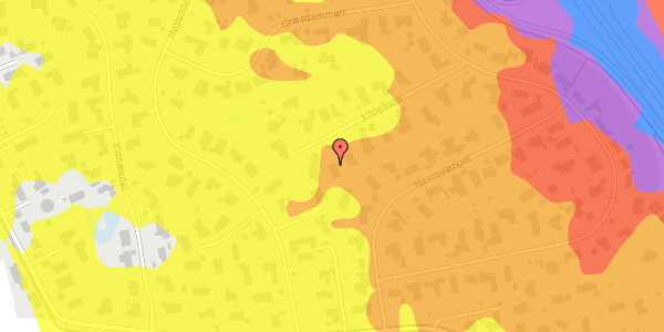 Trafikstøjkort på Kildeåsen 15, 2840 Holte