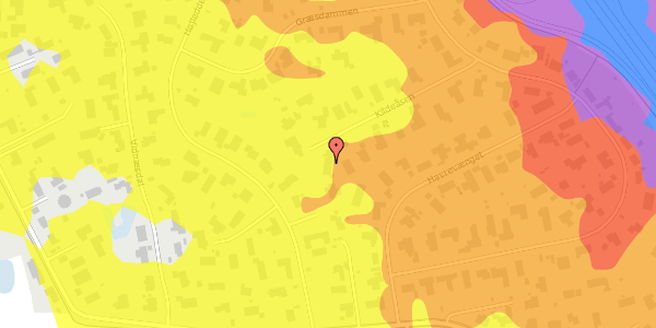 Trafikstøjkort på Kildeåsen 17, 2840 Holte