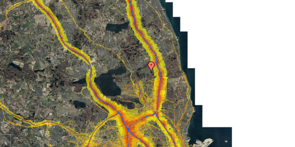 Trafikstøjkort på Søllerød Park 11, st. 7, 2840 Holte