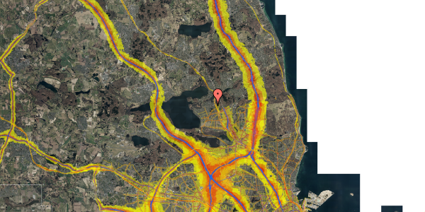 Trafikstøjkort på Vejlesøparken 17, 1. tv, 2840 Holte