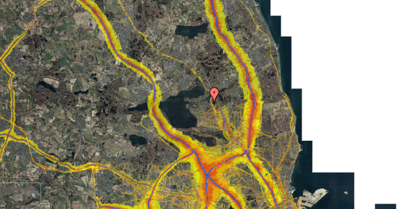 Trafikstøjkort på Vejlesøparken 27, 1. mf, 2840 Holte