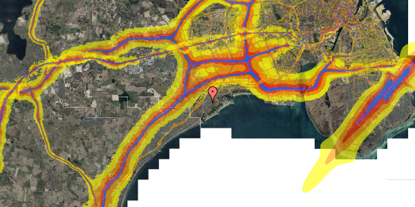 Trafikstøjkort på Astridsvej 6, 2635 Ishøj