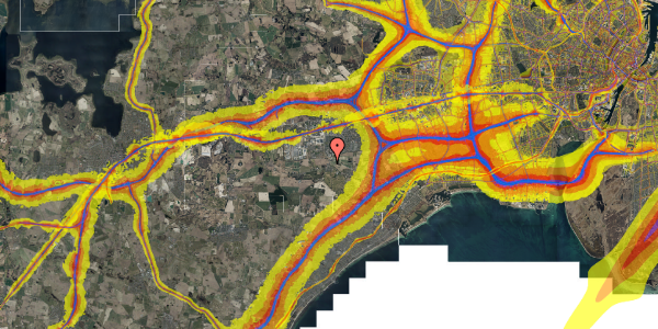 Trafikstøjkort på Køgevej 221, 2635 Ishøj