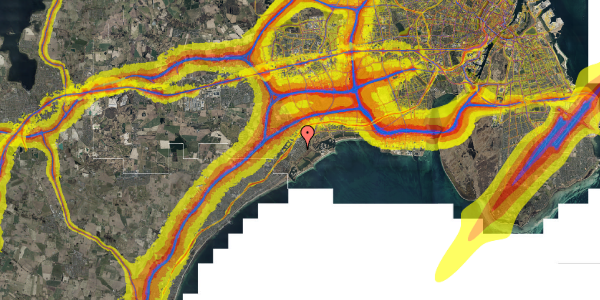 Trafikstøjkort på Vibevej 4, 2635 Ishøj