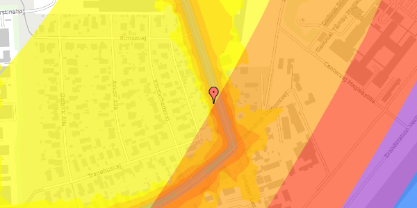 Trafikstøjkort på Amager Landevej 268, 2770 Kastrup
