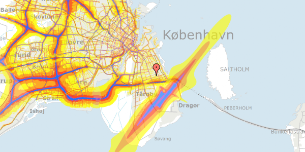 Trafikstøjkort på Ambra Alle 15, 2770 Kastrup