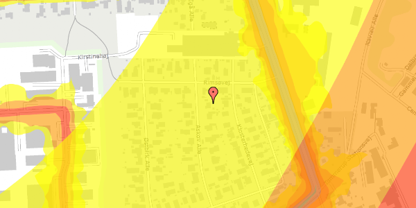 Trafikstøjkort på Askov Alle 15, 2770 Kastrup