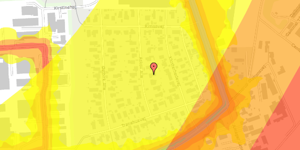 Trafikstøjkort på Askov Alle 23, 2770 Kastrup