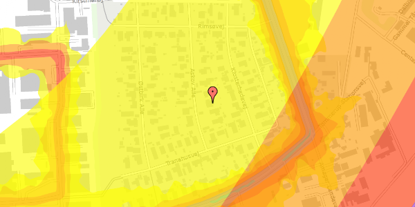 Trafikstøjkort på Askov Alle 25, 2770 Kastrup