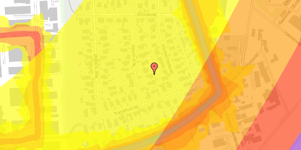 Trafikstøjkort på Askov Alle 27, 2770 Kastrup