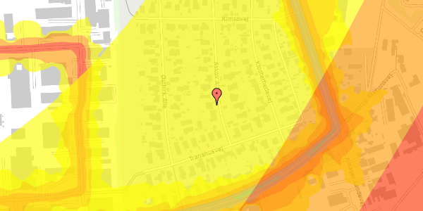 Trafikstøjkort på Askov Alle 30, 2770 Kastrup